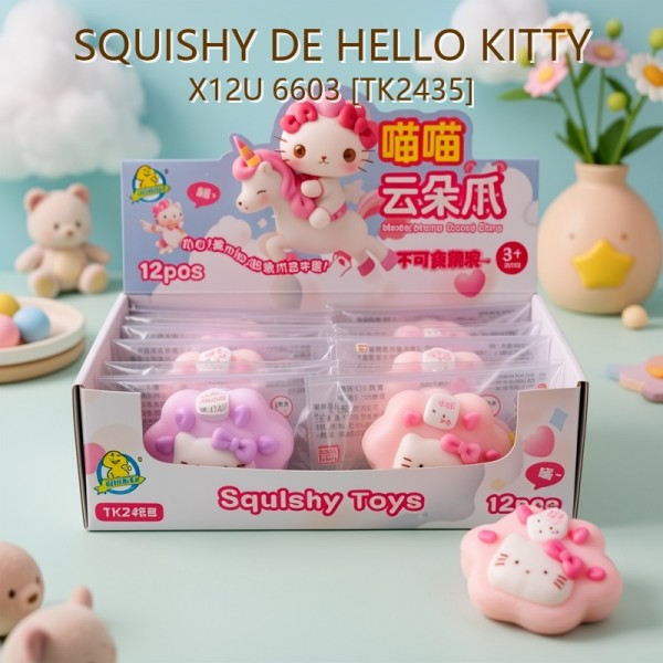 SQUISHY DE HELLO KITTY X12U 6603 [TK2435]