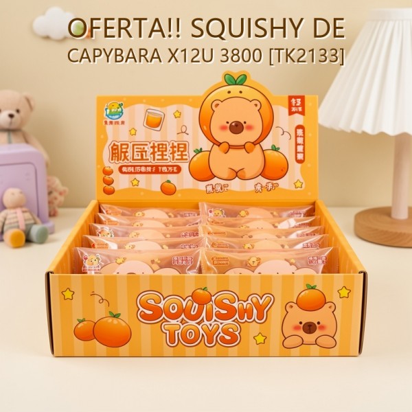 SQUISHY DE CAPYBARA X12U 3800 [TK2133] OFERTA FINAL!!!