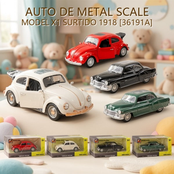 AUTO DE METAL SCALE MODEL X1 SURTIDO 1918 [36191A]