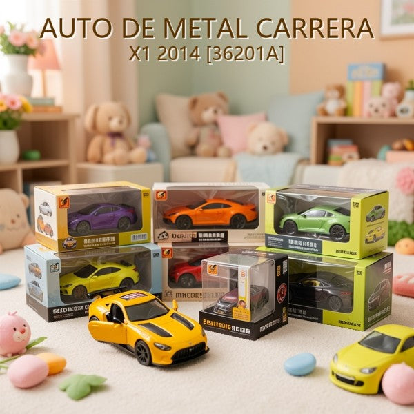 AUTO DE METAL CARRERA X1 2014 [36201A]