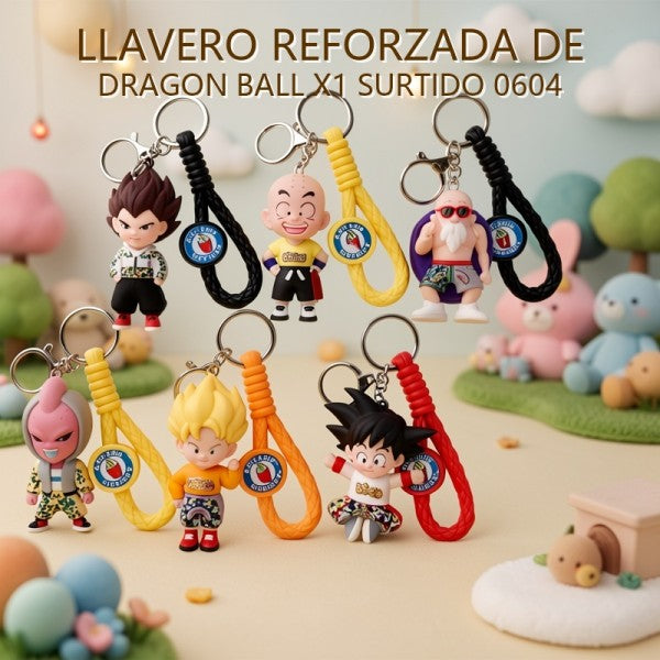 LLAVERO REFORZADA DE DRAGON BALL X1 SURTIDO 0604