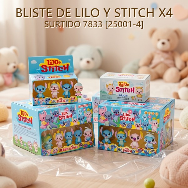 STITCH EN BLISTER SURTIDO X4 7833 [25001-4]