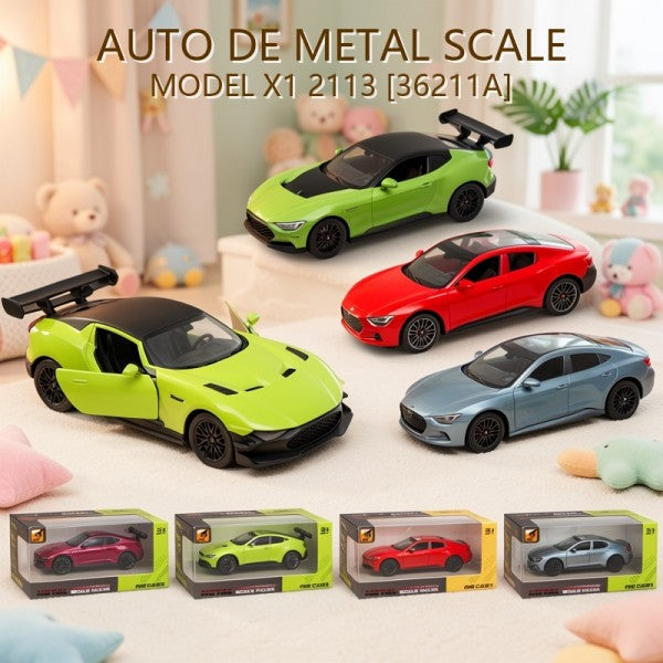 AUTO DE METAL SCALE MODEL X1 2113 [36211A] PRECIO FINAL!!!
