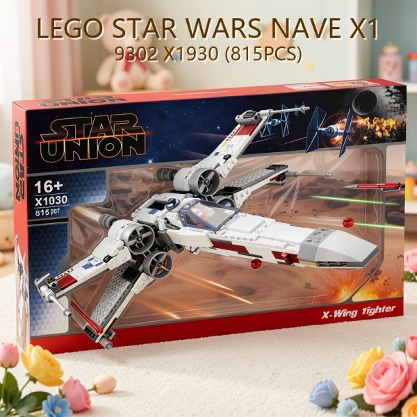 BLOQUES STAR WARS NAVE X1 9302 X1930 (815PCS)