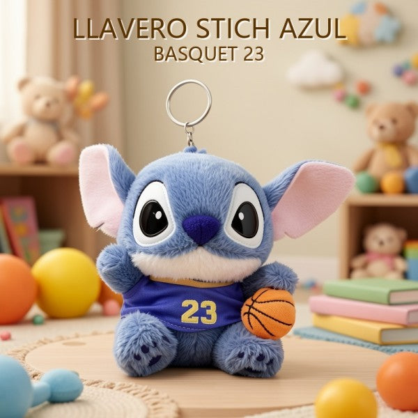 LLAVERO STITCH AZUL