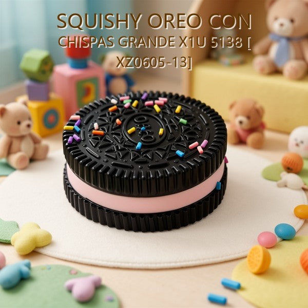SQUISHY OREO CON CHISPAS GRANDE X1U 5138 [ XZ0605-13]