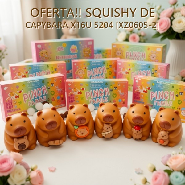 SQUISHY DE CAPYBARA X16U 5204 [XZ0605-2] OFERTA FINAL!!!