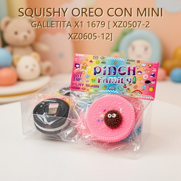 SQUISHY OREO CON MINI GALLETITA X1 1679 [XZ0507-2]