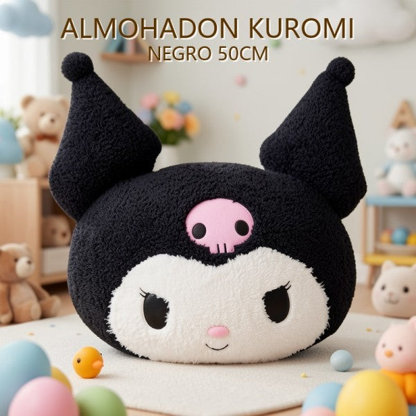 ALMOHADON KUROMI NEGRO 50CM