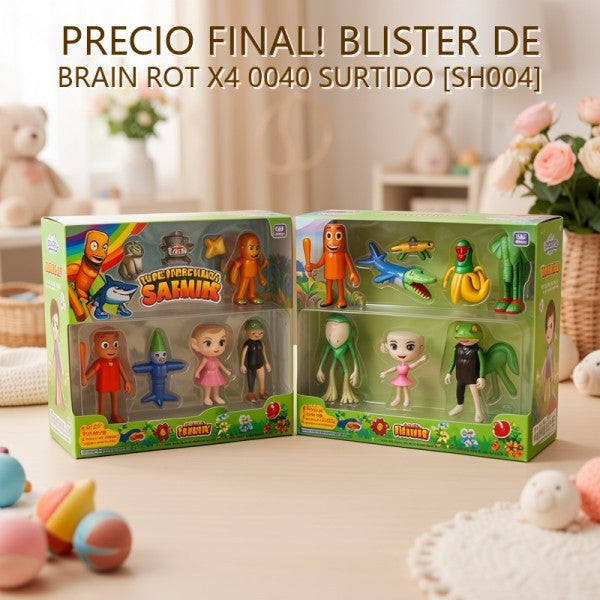 FINAL ITALIAN BRAINROT EN BLISTER X4 0040 SURTIDO [SH004]