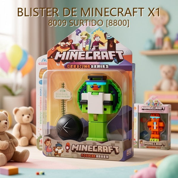 MINECRAFT BLISTER X1 8009 SURTIDO [8800]