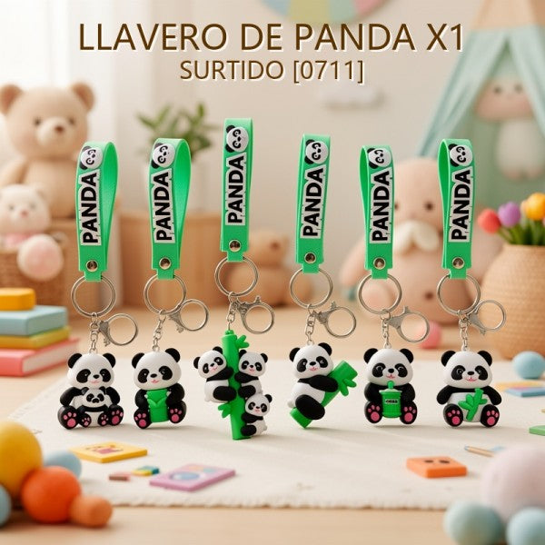 LLAVERO DE PANDA X1 SURTIDO [0711] PRECIO FINAL!!!