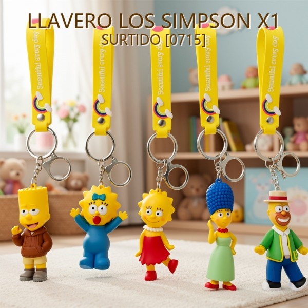 LLAVERO LOS SIMPSON X1 SURTIDO [0715]