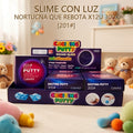 SLIME CON LUZ NORTUCNA QUE REBOTA X12U 3002 [201#]
