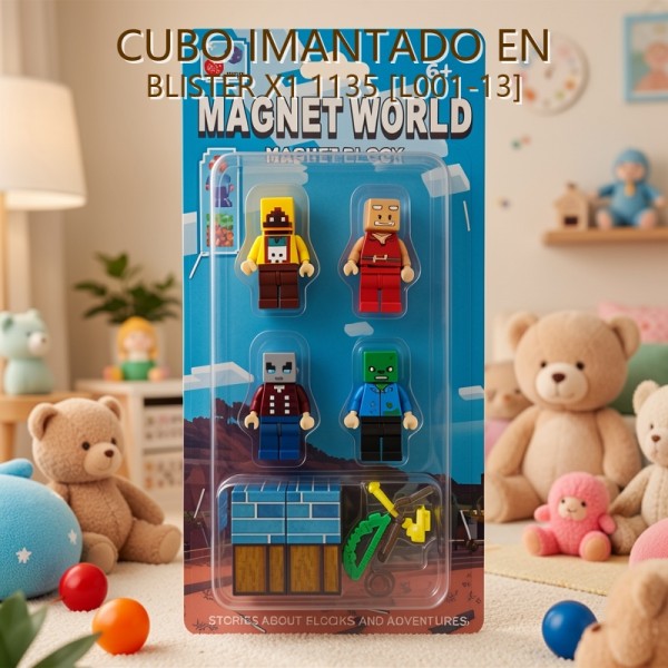 CUBO IMANTADO MINECRAFT EN BLISTER X1 1135 [L001-13]