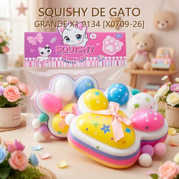 SQUISHY DE GATO GRANDE X1 9134 [X0709-26]