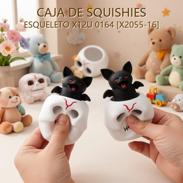 SQUISHY ESQUELETO X12U 0164 [X2055-16]
