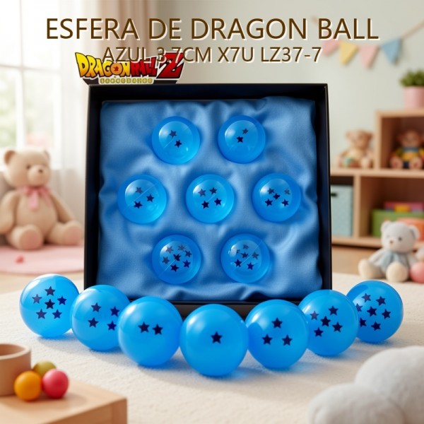 ESFERA DE DRAGON BALL AZUL 3.7CM X7U LZ37-7