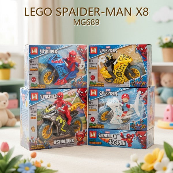 BLOQUES SPIDER-MAN X8 MG689