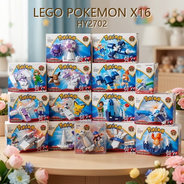 BLOQUES POKEMON X16 HY2702