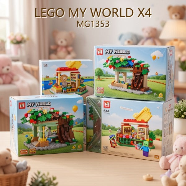 BLOQUES MY WORLD X4 MG1353