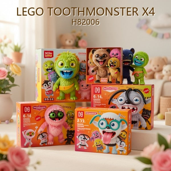 BLOQUES TOOTHMONSTER X4 H82006