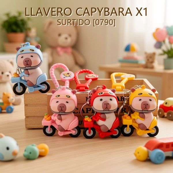 LLAVERO CAPYBARA X1 SURTIDO [0790]