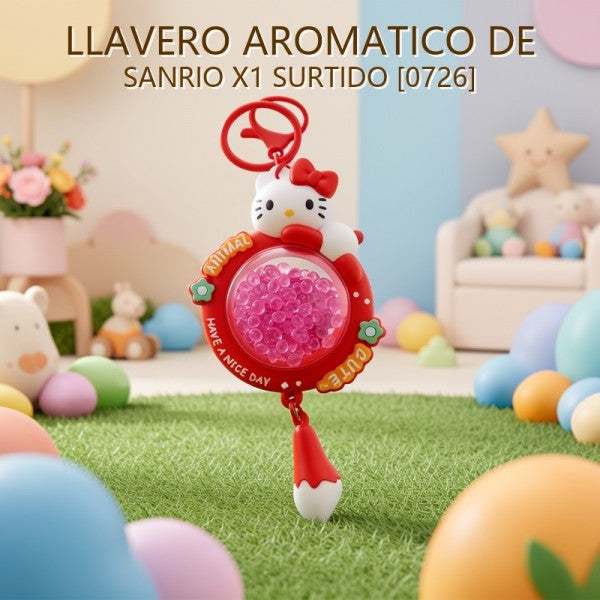 LLAVERO AROMATICO DE SANRIO X1 SURTIDO [0726]