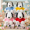 SNOOPY CON MANTA 45CM AMARILLO