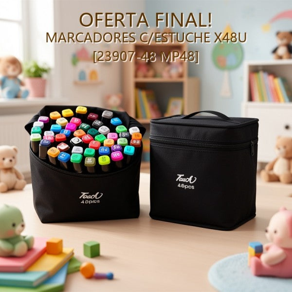 MARCADORES C/ESTUCHE X48U [23907-48 MP48] PRECIO FINAL!!!!