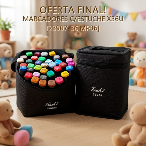 MARCADORES C/ESTUCHE X36U [23907-36 MP36] PRECIO FINAL!!!!