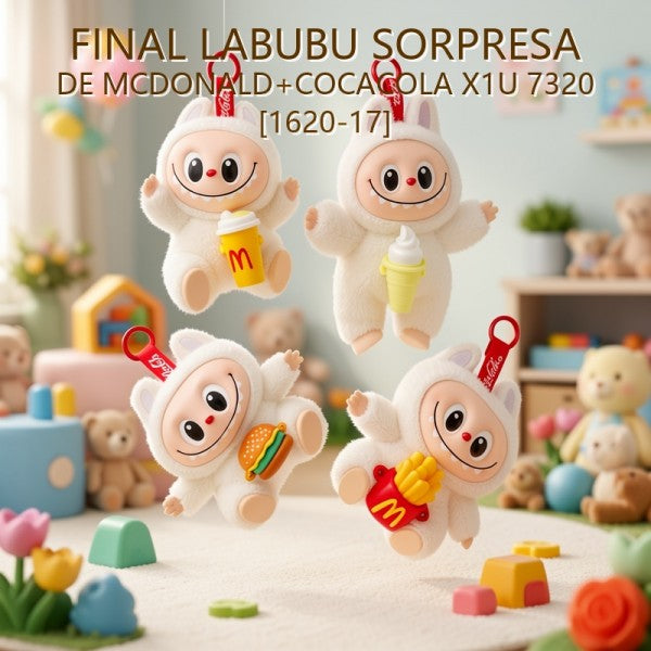 FINAL LABUBU SORPRESA DE MCDONALD+COCACOLA X1U 7320 [1620-17]