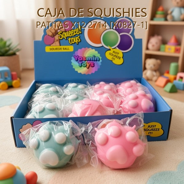 SQUISHY PATITAS X12 2714 [X0827-1]