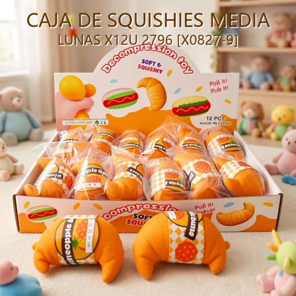 SQUISHY MEDIALUNAS X12U 2796 [X0827-9]