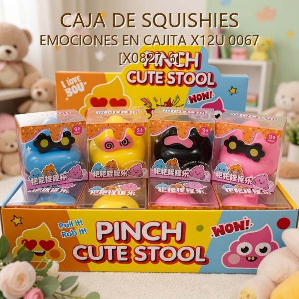 SQUISHY EMOCIONES EN CAJITA X12U 0067 [X0827-6]