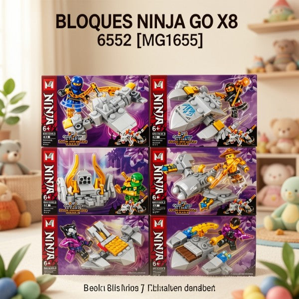 BLOQUES NINJA GO X8 6552 [MG1655]