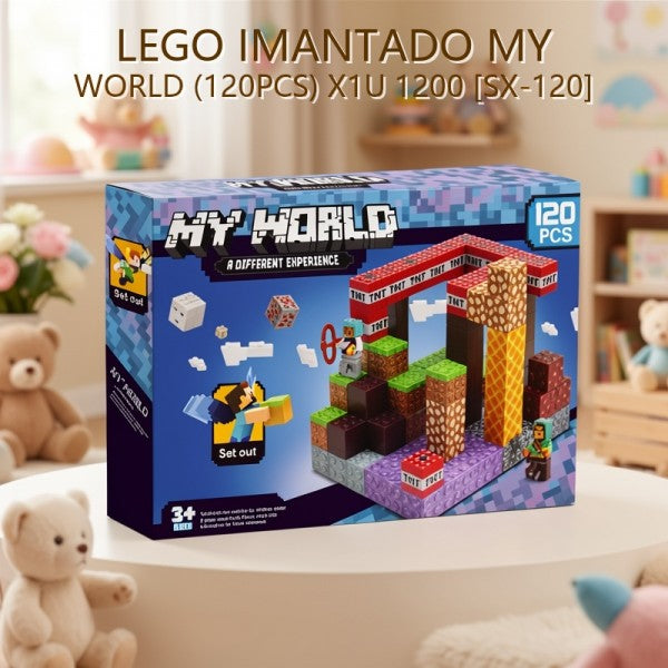 CUBOS IMANTADO MY WORLD (120PCS) X1U 1200 [SX-120]