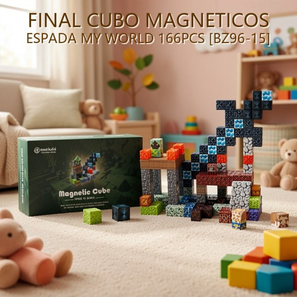 CUBO IMANTADO ESPADA MY WORLD 166PCS [BZ96-15 PRECIO FINAL!!!!