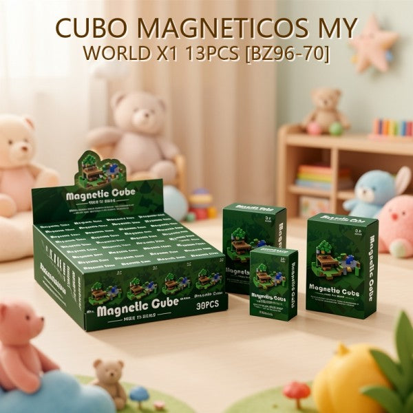 CUBO IMANTADO MY WORLD X1 13PCS [BZ96-70]