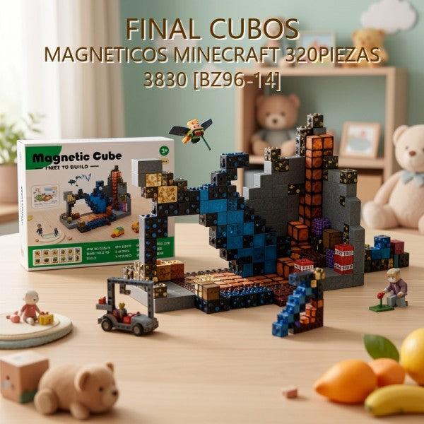 CUBO IMANTADO MINECRAFT 320PIEZAS 3830 [BZ96-14] PRECIO FINAL!!!!