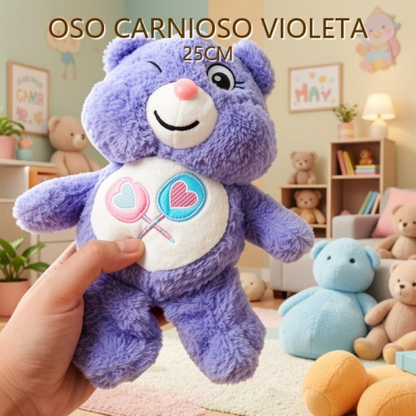 OSO CARINOSO VIOLETA 25CM
