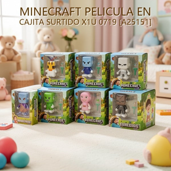 MINECRAFT PELICULA EN CAJITA SURTIDO X1U 0719 [A25151]