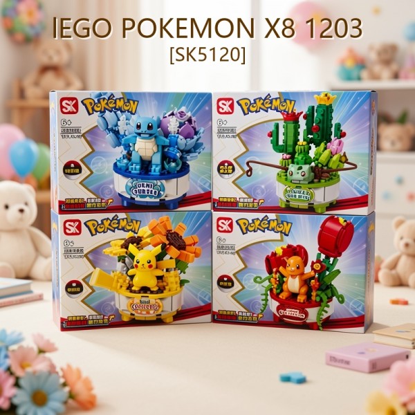 BLOQUES POKEMON X8 1203 [SK5120]
