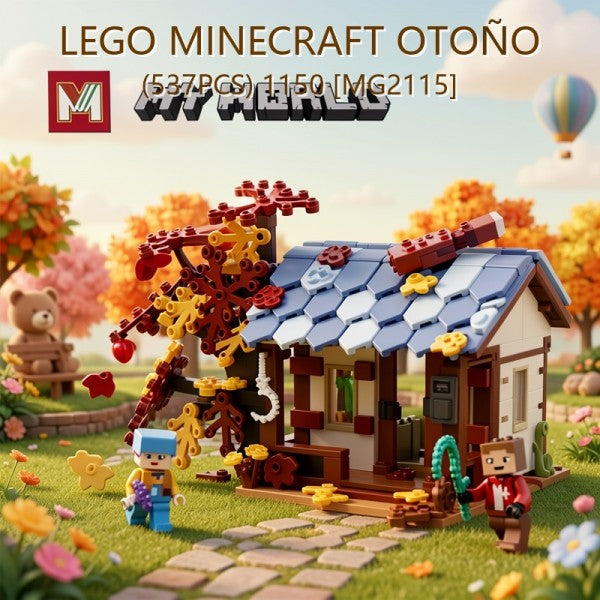 BLOQUES MINECRAFT OTOÑO (537PCS) 1150 [MG2115]