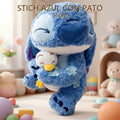 STITCH AZUL CON PATO 55CM