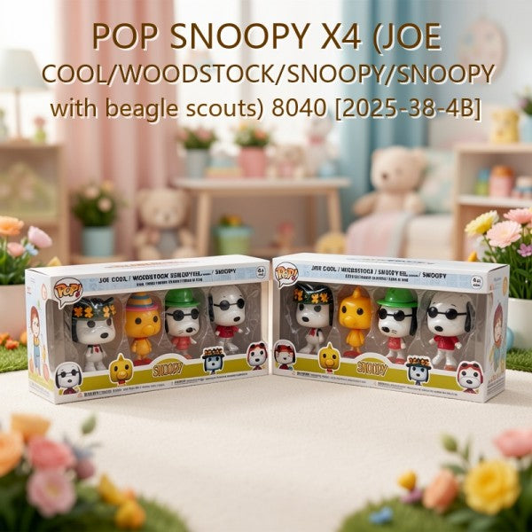 POP SNOOPY X4