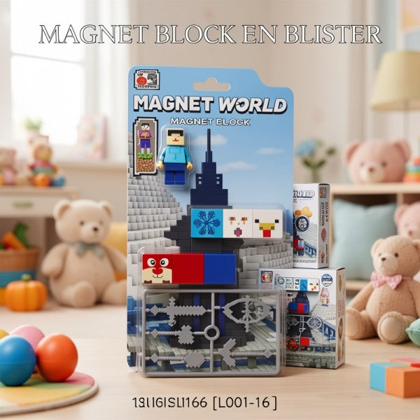 CUBO IMANTADO MINECRAFT EN BLISTER 1166 [L001-16]