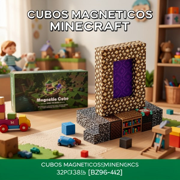 CUBOS IMANTADO MINECRAFT 100PCS 3762 [BZ96-92B]