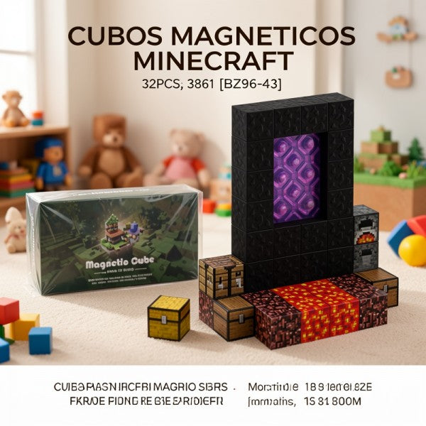 CUBOS IMANTADO MINECRAFT 32PCS 3861 [BZ96-43]