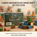 CUBOS IMANTADOMINECRAFT 48PCS 3748 [BZ96-90B]